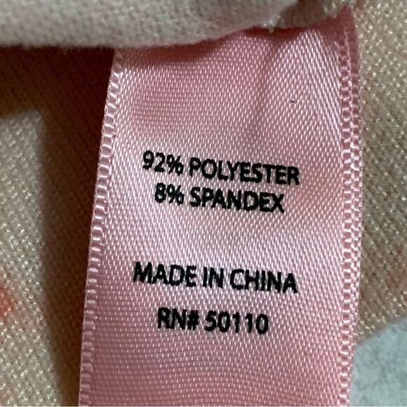 FEATHERS Peach Cream Tie-Dye Women's Maternity Sweatshirt XL. - Picture 10 of 12